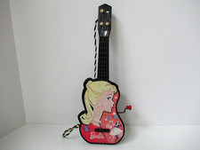 Guitarra de brinquedo vintage Mattel Barbie Music Maker com caixa de música funcionando, 1963 - LEIA comprar usado  Enviando para Brazil