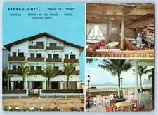 Cartão postal Guarujá São Paulo Brasil Strand Hotel Tombo Beach 1973 vintage comprar usado  Enviando para Brazil