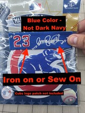 Camiseta de beisebol Ryne Sandberg 23 Chicago Cubs Patch Memorial Patch "Ryno" comprar usado  Enviando para Brazil