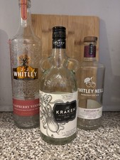Three empty spirit for sale  SUNDERLAND