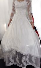 Brautkleid hochzeitskleid wei� gebraucht kaufen  Siershahn