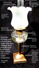 Antique oil lamp for sale  FAKENHAM