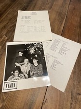 Enorme kit de imprensa Xymox foto de banda bio Darkwave Dutch Pioneer 1987 turnê rara comprar usado  Enviando para Brazil