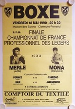 Affiche boxe finale d'occasion  La Courtine