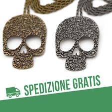 Collana ciondolo teschio usato  Licata