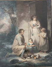 Antique engraving george for sale  LEICESTER