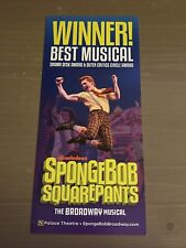 Spongebob squarepants musical for sale  DERBY