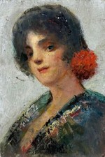 Peinture huile ancienne d'occasion  Bourges