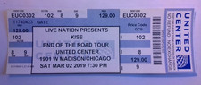 Kiss ticket stub for sale  Cincinnati