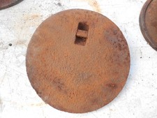 PLACA DE TAMPA DE FOGÃO A LENHA/CARVÃO VINTAGE 6 3/8 POLEGADAS comprar usado PLACA DE TAMPA DE FOGÃO A LENHA/CARVÃO VINTAGE 6 3/8 POLEGADAS comprar usado  Enviando para Brazil