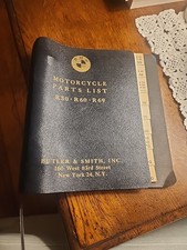 Carpeta RARA de colección BMW 1959 OEM motocicleta lista de repuestos R50 R60 R69 segunda mano  Embacar hacia Mexico