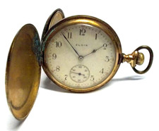 Usado, Antigo relógio de bolso 1911 Elgin 16s 15 joias folheado a ouro comprar usado  Enviando para Brazil