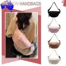 Bolsas transversais femininas Sherpa de lã com fivela de ferragens comprar usado  Enviando para Brazil