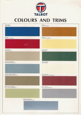 Talbot range colour for sale  UK