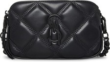 Bolsa tiracolo Steve Madden acolchoada feminina preta sólida vários bolsos comprar usado  Enviando para Brazil