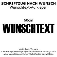 Autoaufkleber schriftzug wunsc gebraucht kaufen  Lübeck