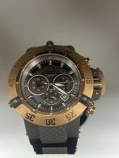 Relógio Invicta 50mm Subaqua Noma III cinza cronógrafo anatômico moldura ouro rosa comprar usado Relógio Invicta 50mm Subaqua Noma III cinza cronógrafo anatômico moldura ouro rosa comprar usado  Enviando para Brazil