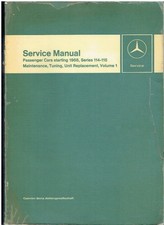 MANUAL DE SERVIÇO DE FÁBRICA MERCEDES BENZ W114 W115 200 200D 220 220D 230 250 1968-71 comprar usado  Enviando para Brazil