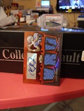 Tarjeta reliquia Calvin Johnson Hof Topps Triple Threads 2007 #TTRA69 automática SSP/10 segunda mano  Embacar hacia Mexico