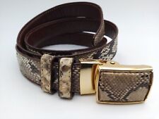 Ceinture python véritable d'occasion  Paris I