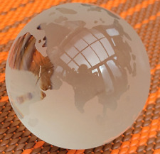 Globe crystal glass for sale  BOURNEMOUTH