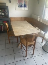 Holzeckbank ausziehbarem tisch gebraucht kaufen  Ratingen
