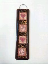 Fused glass heart for sale  STOKE-ON-TRENT