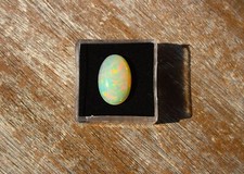 Usado, edelsteine24 TOP echter Opal Edelstein Cab. 16x11mm 5,3ct. unbehandelt Äthiopien comprar usado  Enviando para Brazil