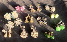 Vintage earrings barrel for sale  WHITSTABLE