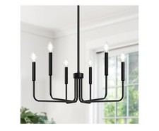 Black chandelier light for sale  Waymart