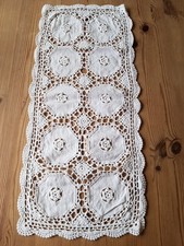 Tischläufer tischdecke weiß gebraucht kaufen  Schifferstadt