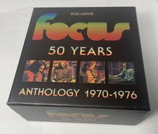 Focus 50 Years Anthology 9 CD 2 DVD BOX SET: 1970 To 1976 Used Like New comprar usado  Enviando para Brazil