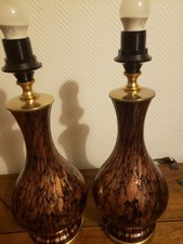 Paire lampes verre d'occasion  Wittenheim
