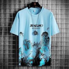 Camiseta De Manga Corta Para Hombre Ropa De Seda Moda De Calle De Hip Hop Lujo comprar usado  Enviando para Brazil
