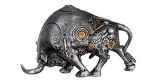 Magnífica aparência mecânica abstrata estúdio resina incrível escultura de touro comprar usado  Enviando para Brazil
