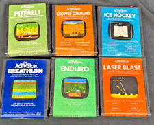 Activision 6 Atari Decathlon Pitfall Enduro Laser Blast Chopper Command Ice... segunda mano  Embacar hacia Argentina