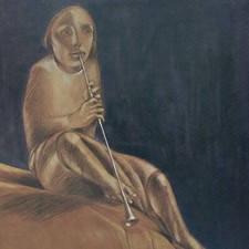 Litografia giuliano vangi usato  San Pier Niceto