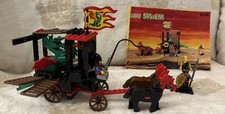 Vintage Lego Castle 6056 Dragon Wagon (kompletny z instrukcją) 1 szt wymieniony na sprzedaż  Wysyłka do Poland
