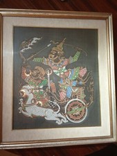 Quadro etnico tessuto usato  Siracusa