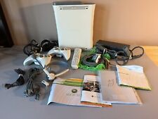 Pacote de videogame Microsoft XBox 360 Core branco fosco (testado) 60GB. LEIA A DESCRIÇÃO comprar usado  Enviando para Brazil