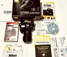Câmera Digital Nikon D7000 SLR, Kit Completo! Carregador de bateria, manuais, alça, usado comprar usado  Enviando para Brazil