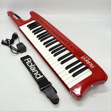 Roland AX-1 teclado vermelho keytar controlador MIDI instrumento musical 45 teclas usado comprar usado  Enviando para Brazil