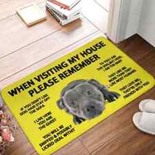 Capacho personalizado Staffordshire Bull Terrier entrada cozinha banheiro piso porta tapetes comprar usado  Enviando para Brazil