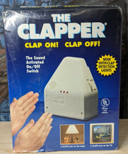 Lâmpadas de TV The Clapper Sound Activated 1998 vintage autêntico lacrado na caixa comprar usado  Enviando para Brazil