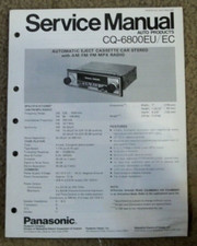 Manual de serviço Panasonic - Série CQ-E - Cassete AM/FM/St comprar usado  Enviando para Brazil