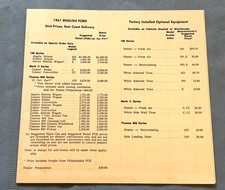 1961 salesmen ford for sale  Hamburg