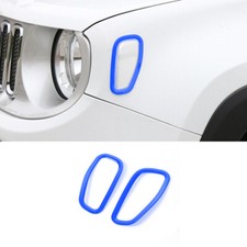 Abajur frontal para-lama moldura tampa acabamento para Jeep Renegade 16+ azul brilhante comprar usado  Enviando para Brazil