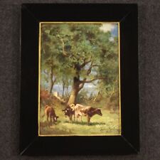 Dipinto paesaggio bucolico usato  Italia