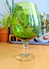 Oversized green glass for sale  SUTTON
