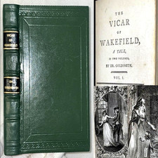 1793 THE VICAR OF WAKEFIELD OLIVER GOLDSMITH LEATHER 2VLS IN 1 BRITISH CLASSIC comprar usado  Enviando para Brazil